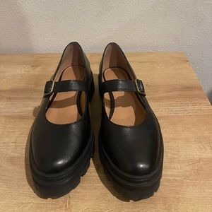 Madewell The Freya Platform Lugsole Mary Jane